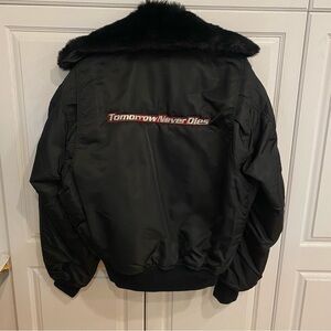 Vintage James Bond 007 Tomorrow Never Dies Jacket Military CWU-45 Bomber